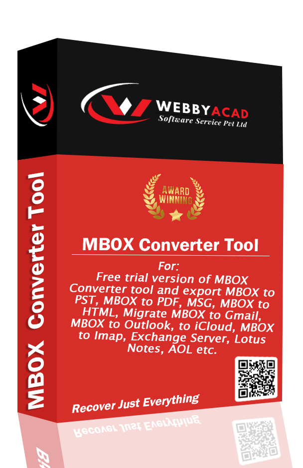 WebbyAcad MBOX converter software